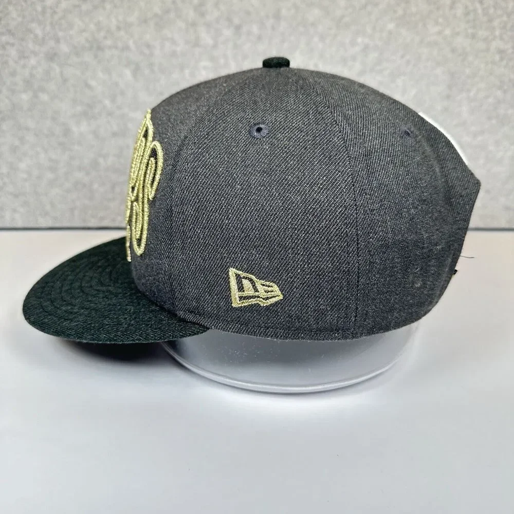 Golden State Warriors New Era 9Fifty Champs 2018 Mens Cap Hat Snapback Gray NBA - Picture 4 of 9